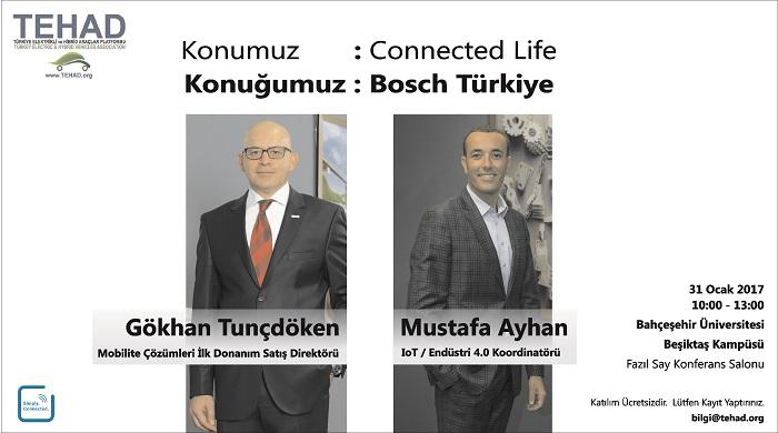 BOSCH TÜRKİYE ile CONNECTED LIFE Buluşması Etkinlik Afişi