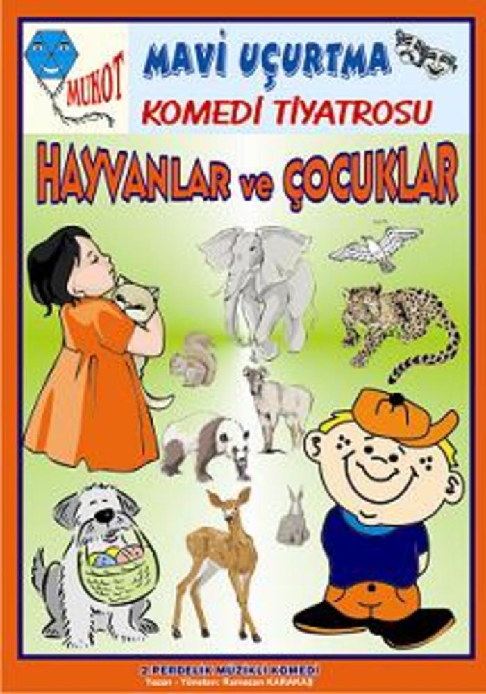 Hayvanlar ve Çocuklar Etkinlik Afişi