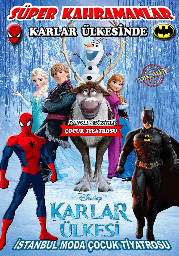 Süper Kahramanlar Karlar Ülkesinde Etkinlik Afişi