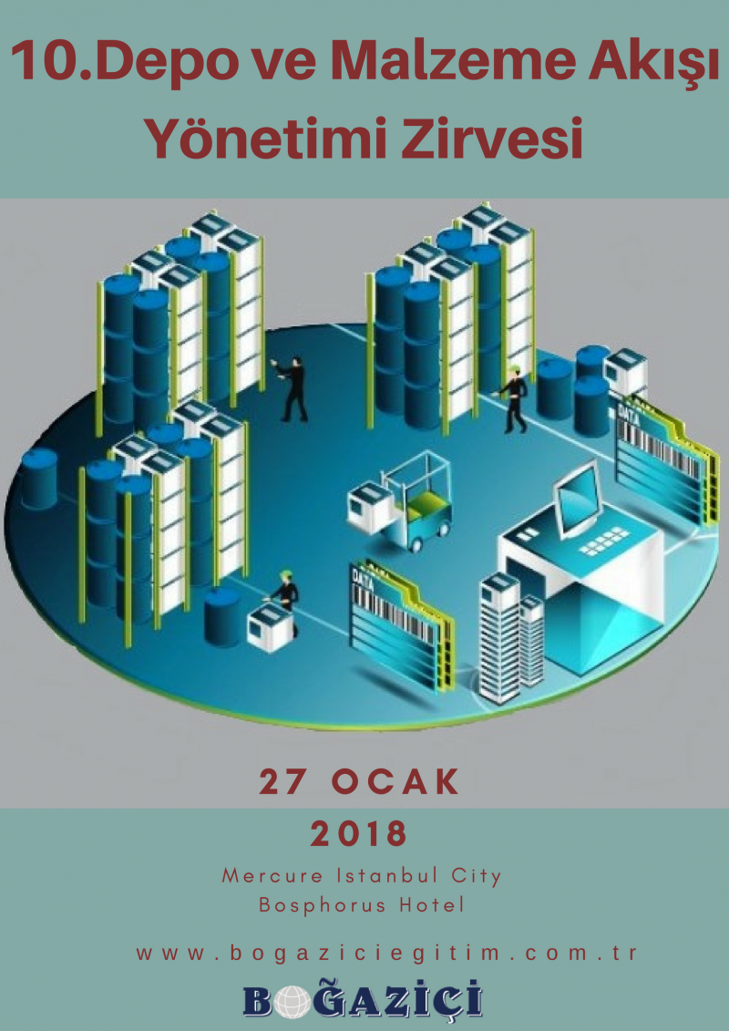 10. Depo ve Malzeme Akışı Yönetimi Zirvesi Etkinlik Afişi