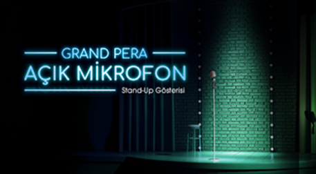 Grand Pera Açık Mikrofon Etkinlik Afişi