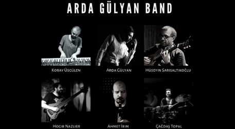 Arda Gülyan Band - 80'ler - 90'lar Etkinlik Afişi