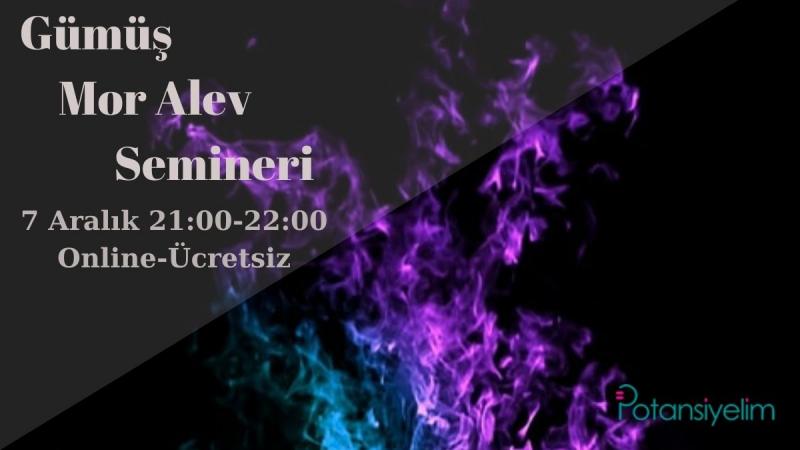 Gümüş Mor Alev Semineri Etkinlik Afişi