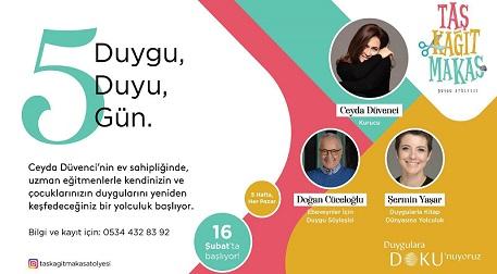 Taş Kağıt Makas Duygu Atölyesi - Mutluluk Duygusu (4-6 yaş) Etkinlik Afişi