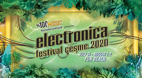 Electronica Fest. Çeşme - Cumartesi + Plaj Etkinlik Afişi