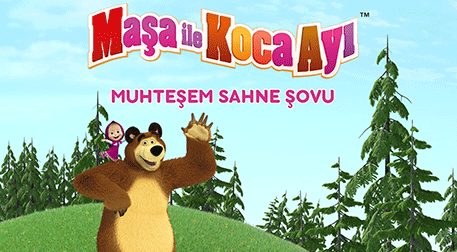 Maşa İle Koca Ayı Muhteşem Sahne Şovu Etkinlik Afişi