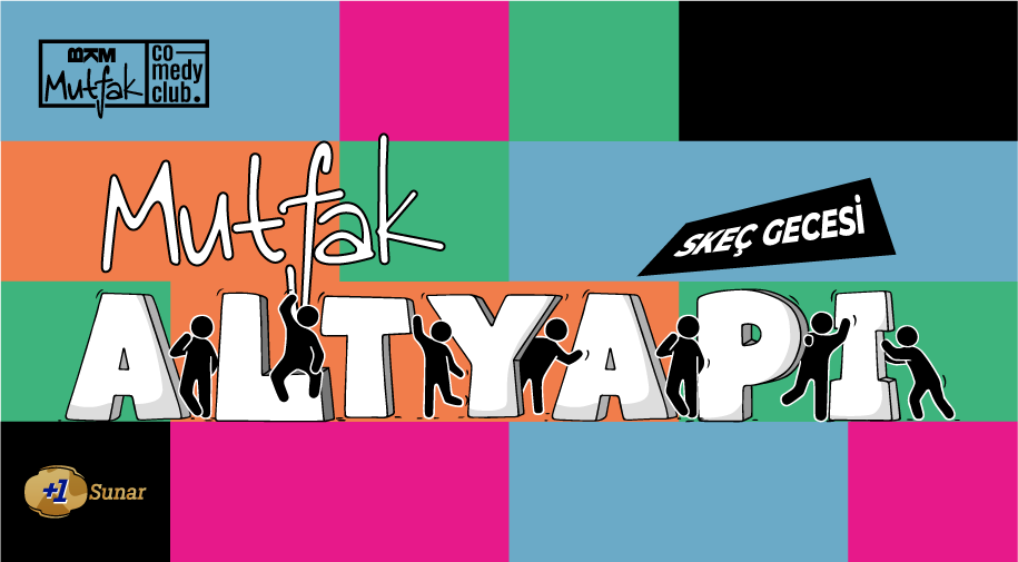 Mutfak Altyapı Skeç Gecesi Etkinlik Afişi