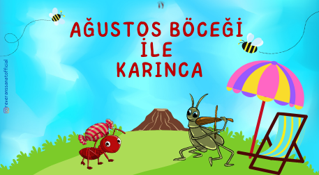 Ağustos Böceği ile Karınca Etkinlik Afişi