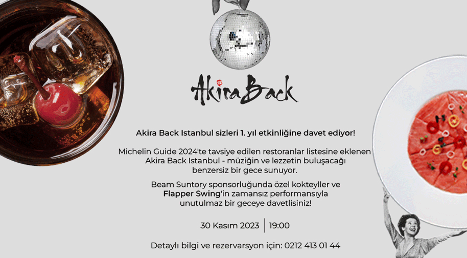 Akira Back Etkinlik Afişi