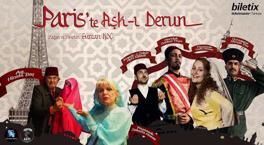 Paris&#039;te Aşk-ı Derun Etkinlik Afişi