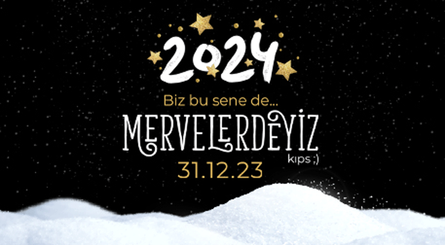 Mervelerdeyiz - Yeni Yıl Partisi Etkinlik Afişi