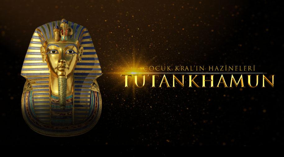 Çocuk Kral Tutankhamun&#039;un Muhteşem Hazinesi Etkinlik Afişi