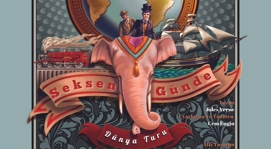 Seksen Günde Dünya Turu Etkinlik Afişi