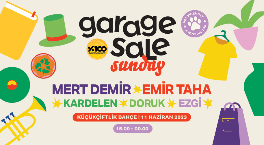 Garage Sale Sunday Etkinlik Afişi