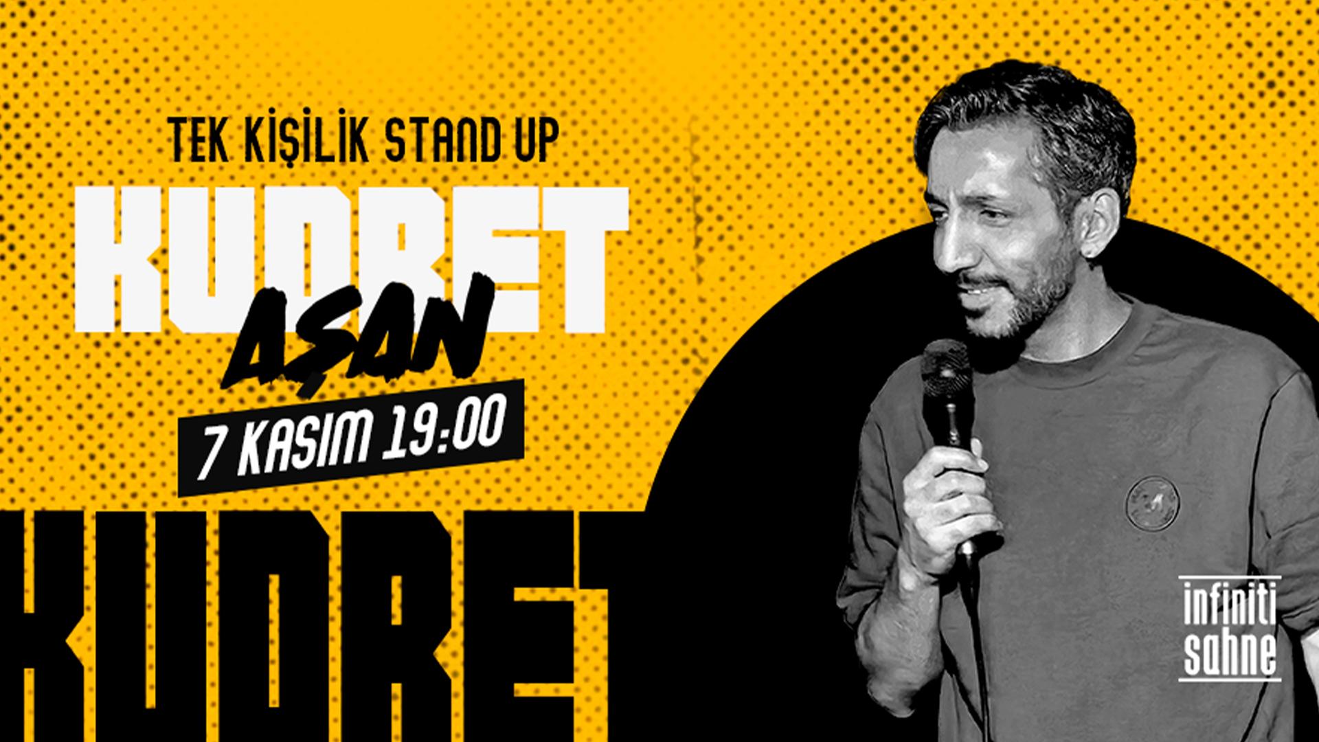 Stand up Bir Saat Kudret Aşan Etkinlik Afişi