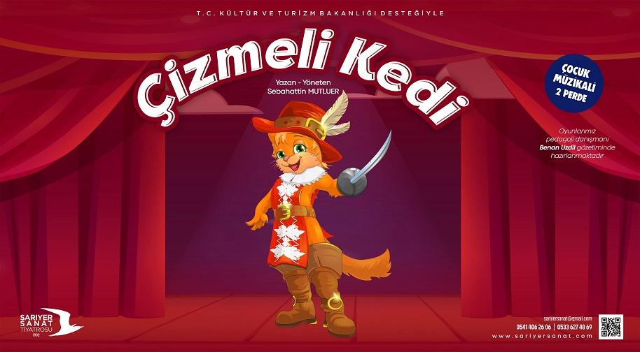 Çizmeli Kedi Etkinlik Afişi