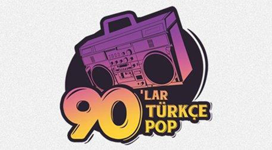 90lar 2000ler Türkçe Pop Parti Etkinlik Afişi