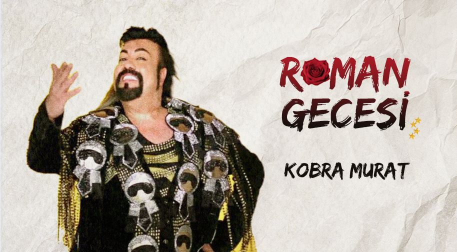 Kobra Murat ile Roman Gecesi Etkinlik Afişi