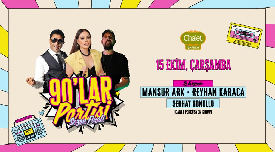 90lar Türkçe Pop Sezon Finali Etkinlik Afişi
