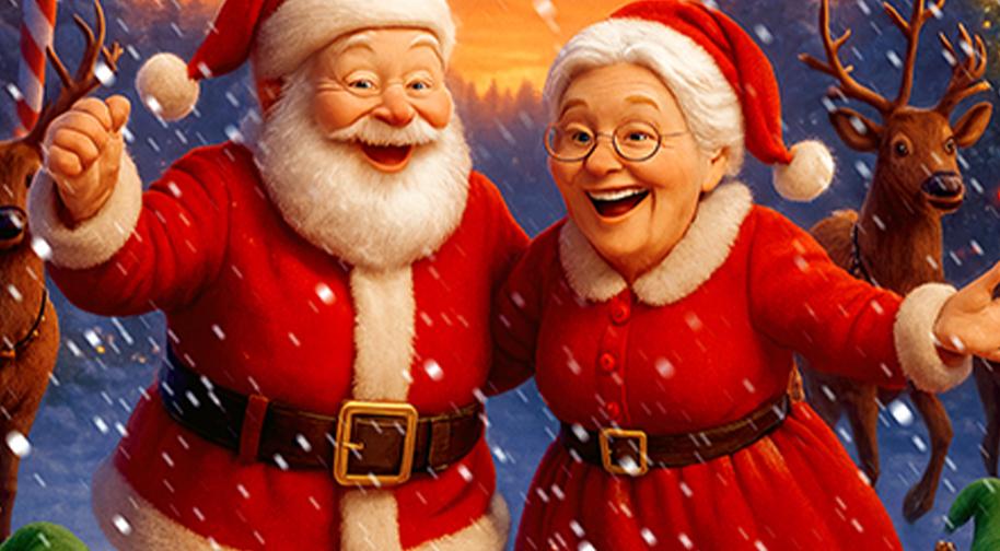 HO HO HO Müzikali Etkinlik Afişi