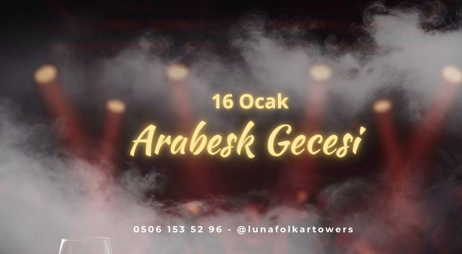 Arabesk Gecesi Etkinlik Afişi
