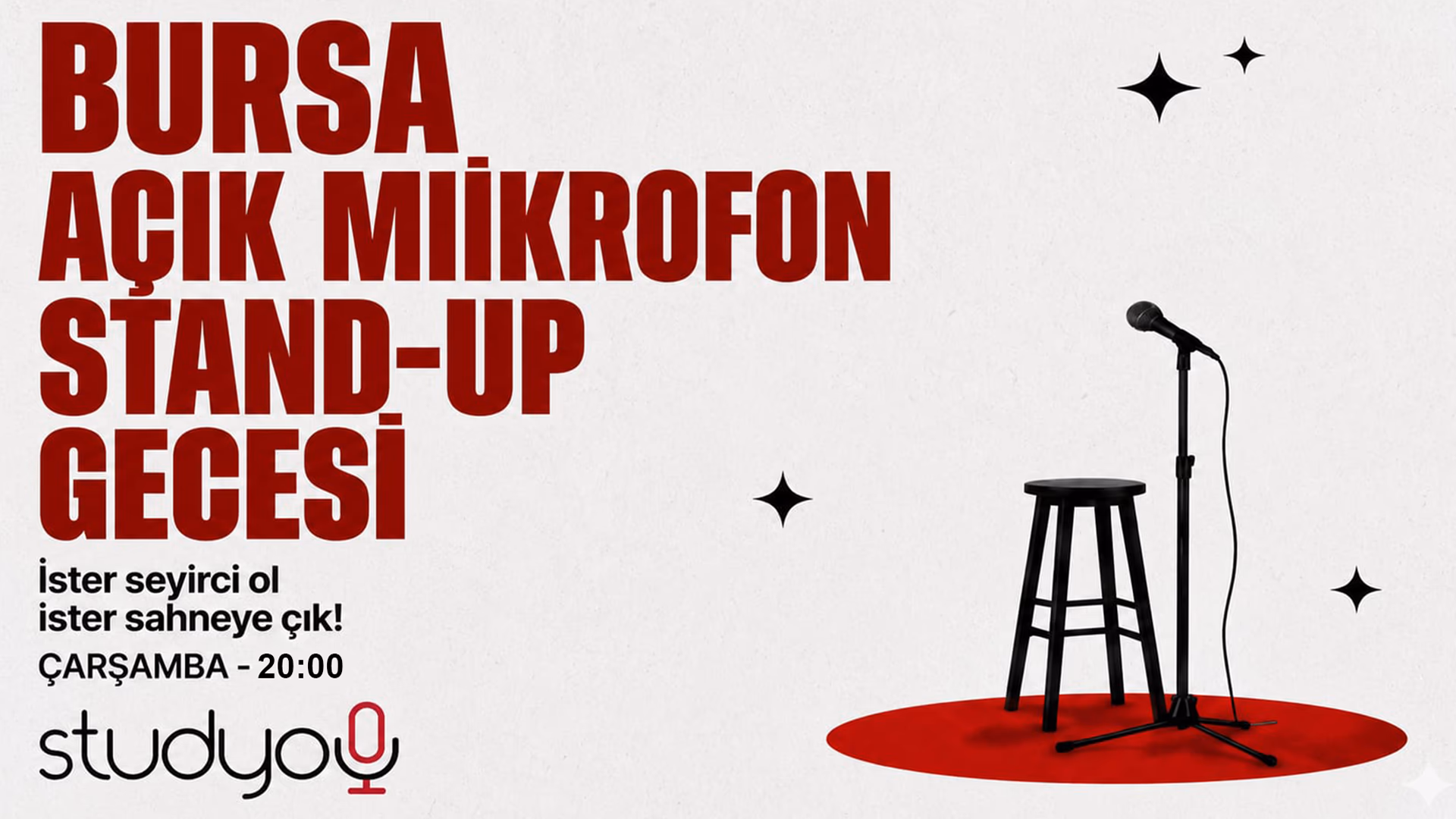 Bursa Açık Mikrofon Stand Up Gecesi