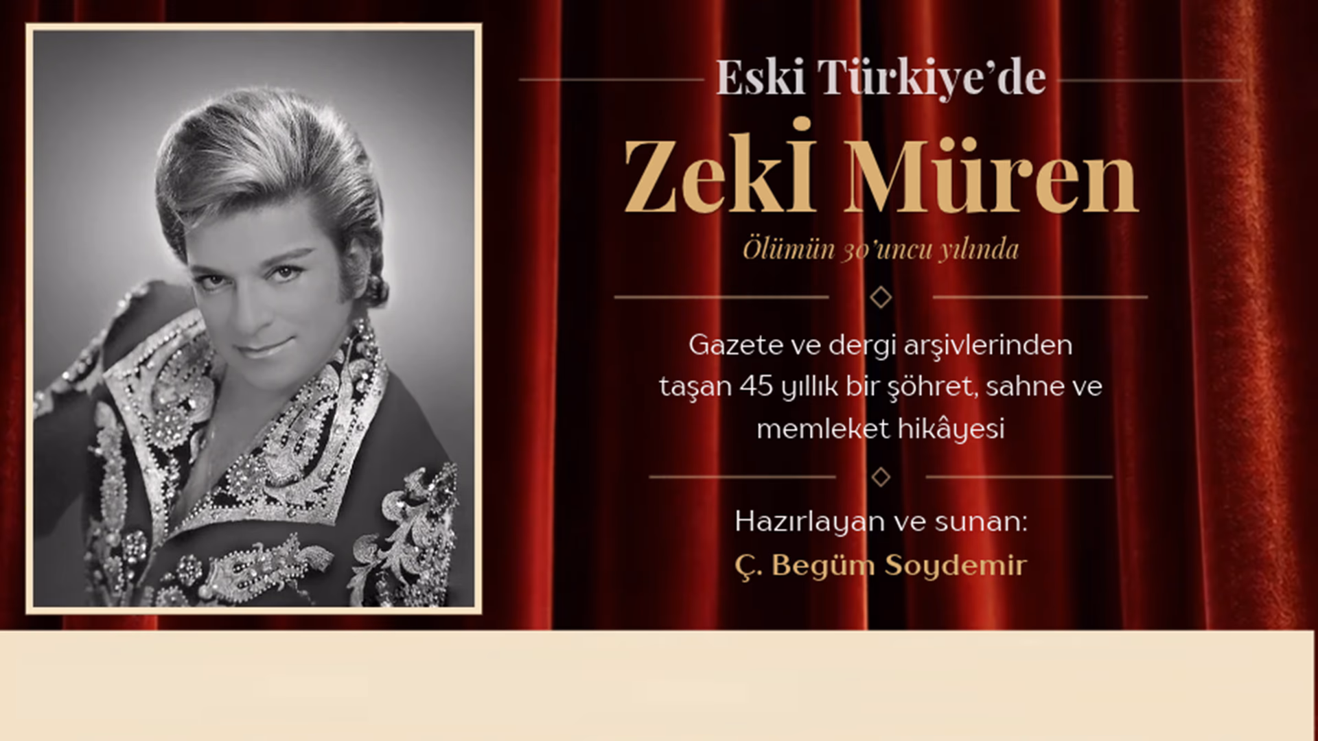 Eski Türkiye de Zeki Müren