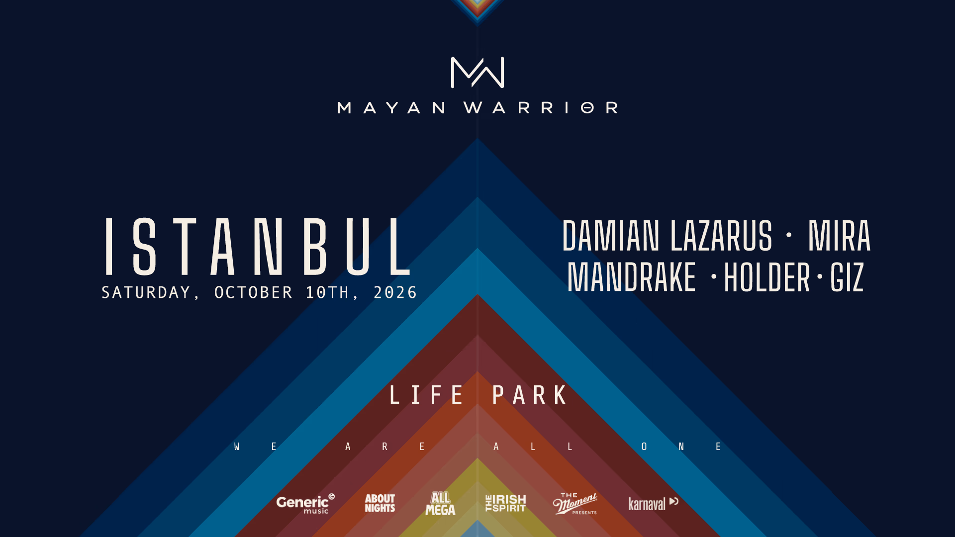 Mayan Warrior İstanbul 2026 etkinlik afişi