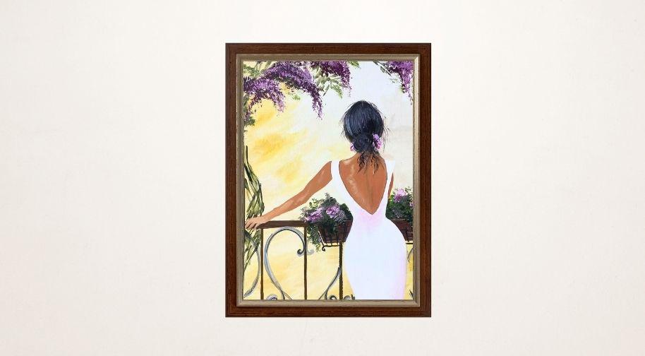 Resim - Balkon Güzeli
