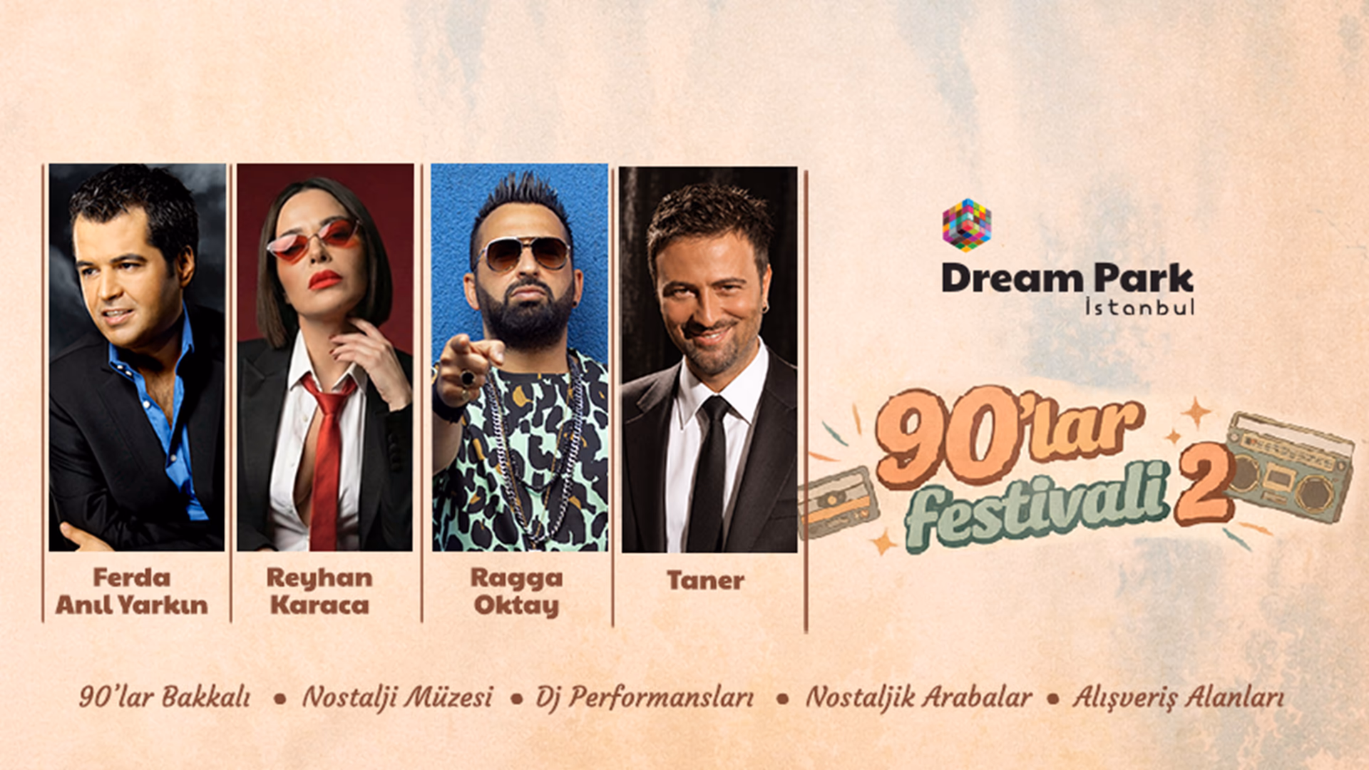 90lar Festivali: Reyhan Karaca - Ferda Anıl Yarkın - Ragga Oktay - Taner
