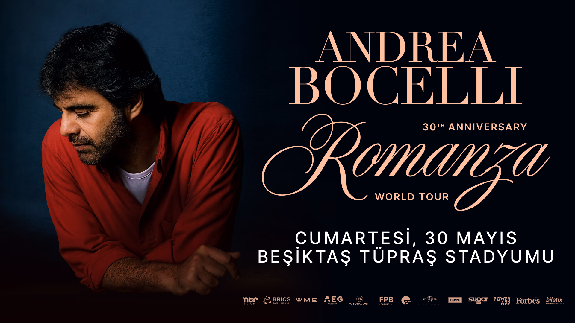 Andrea Bocelli - Romanza - 30th Anniversary World Tour