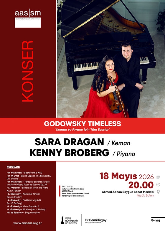 GODOWSKY TIMELESS SARA DRAGAN "KEMAN" &amp; KENNY BROBERG "PİYANO"