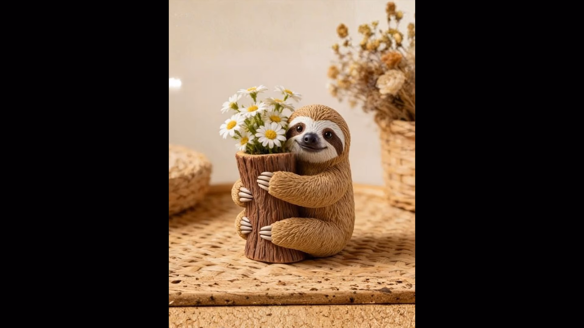 Heykel - Tembelcik Saksı