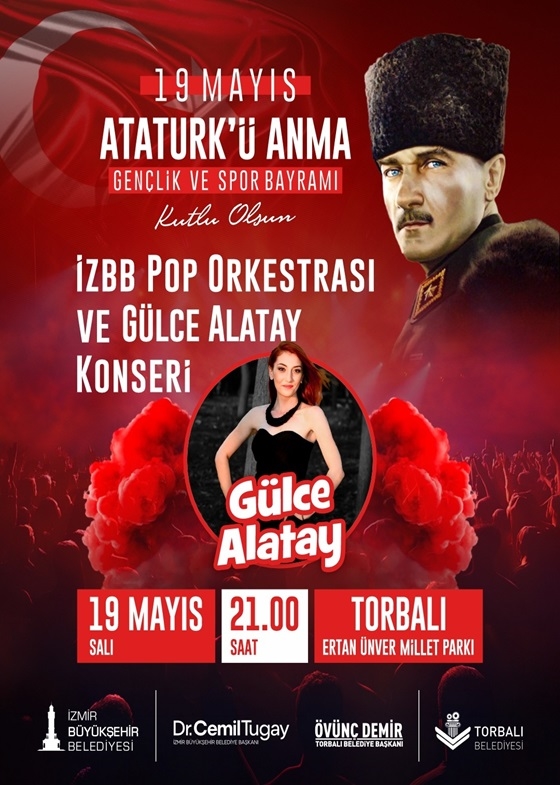 19 Mayıs Atatürkü Anma Gençlik Ve Spor Bayramı Gülce Alatay Konseri