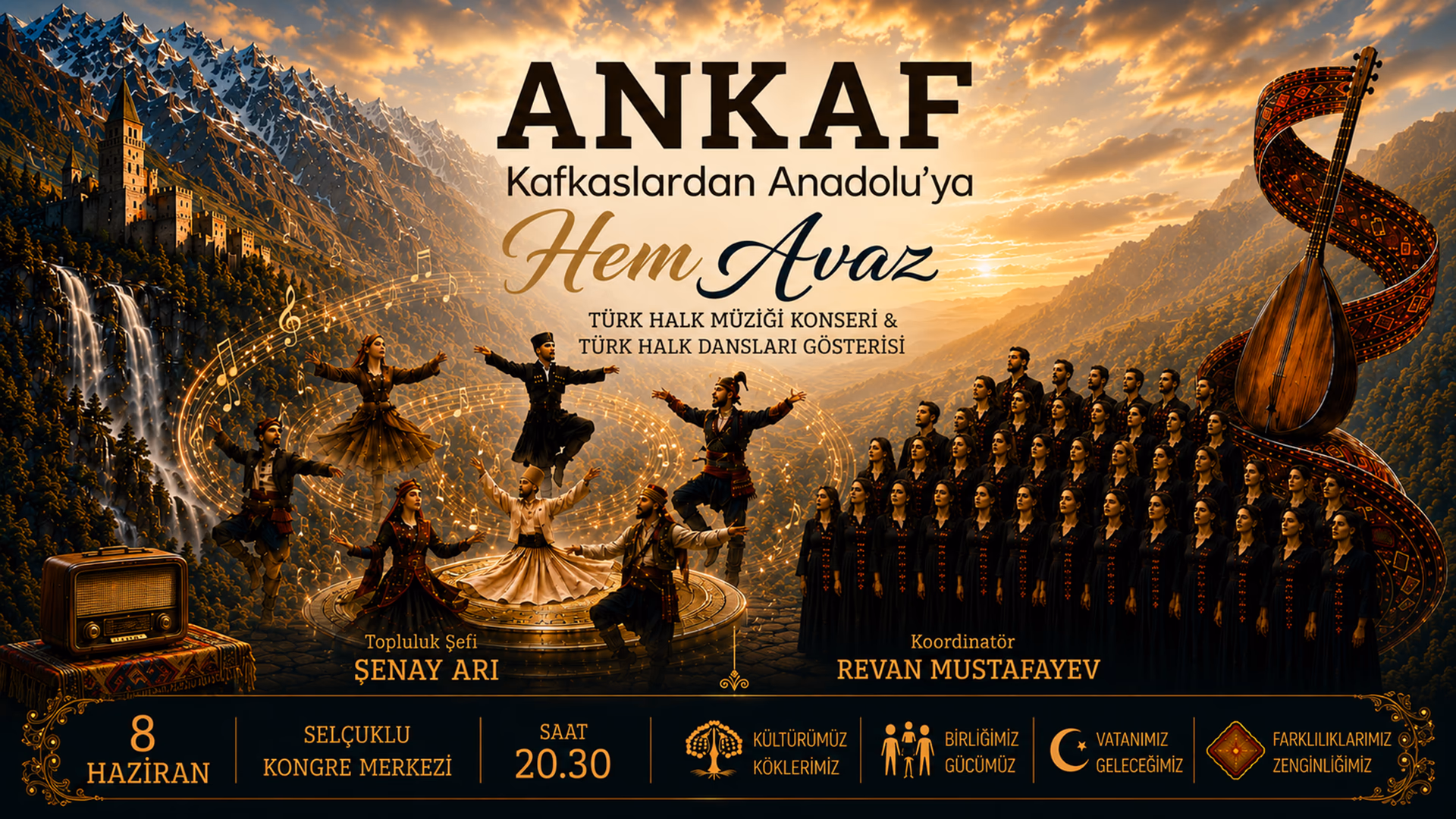 AnKaf Halk Dansları Gösterisi ve Koro Konseri