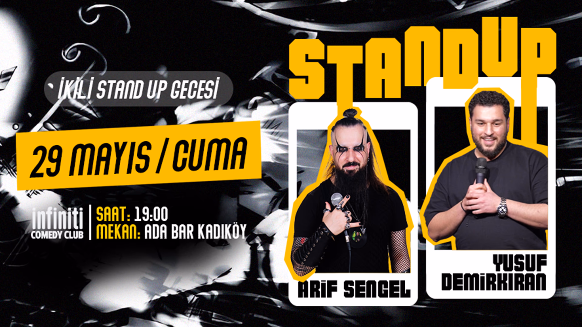 Arif Şengel Yusuf Demirkıran İkili Stand Up Gecesi