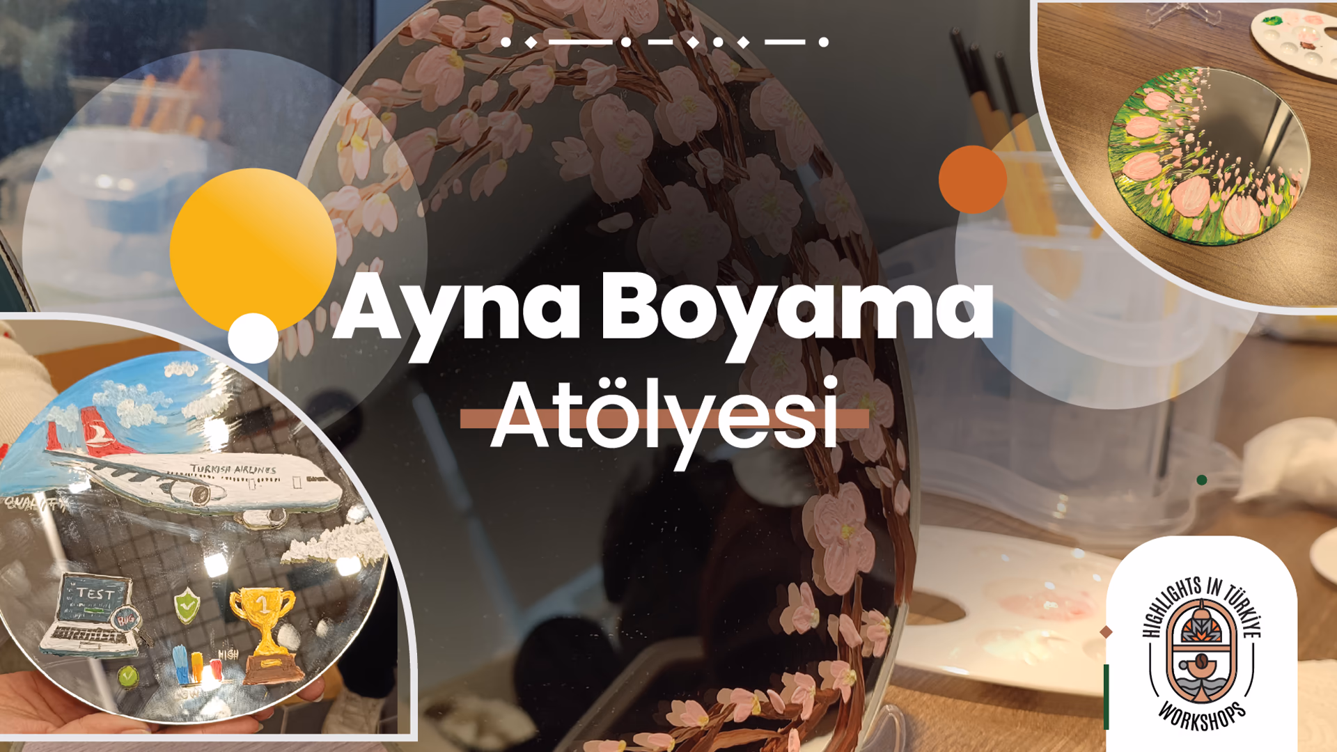 Ayna Boyama Atölyesi etkinlik afişi