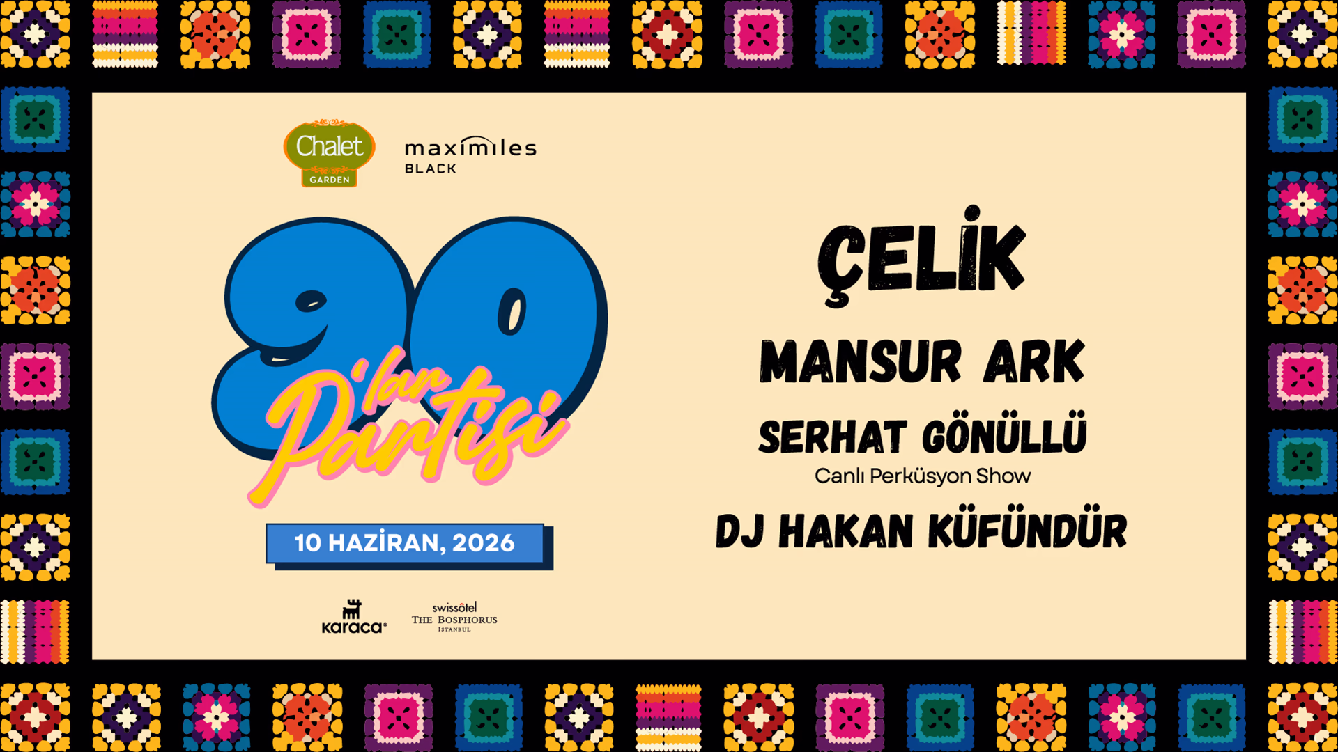 Chalet Garden 90'lar Türkçe Pop Festivali