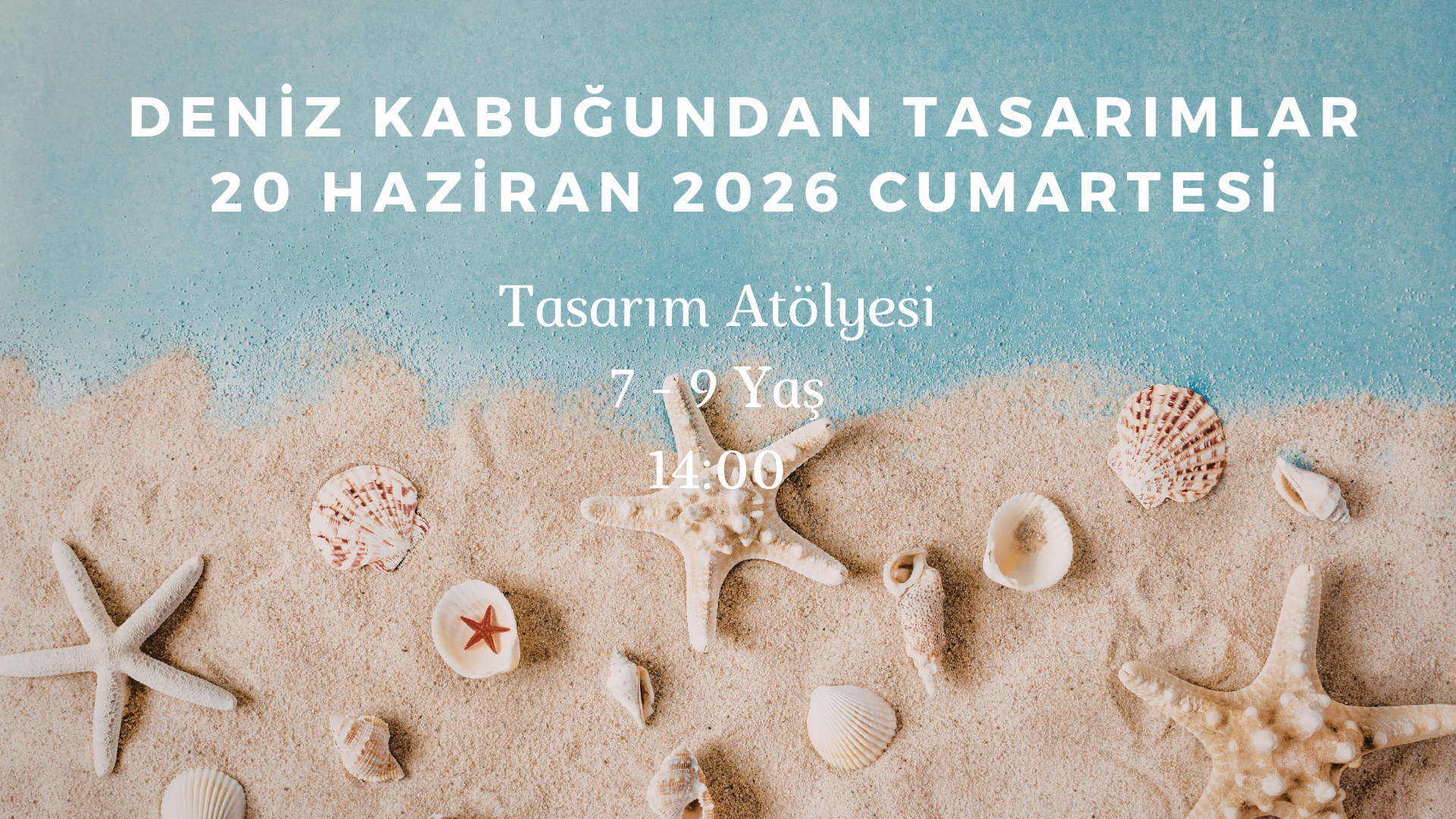 Deniz Kabuğundan Tasarımlar 7-9 Yaş