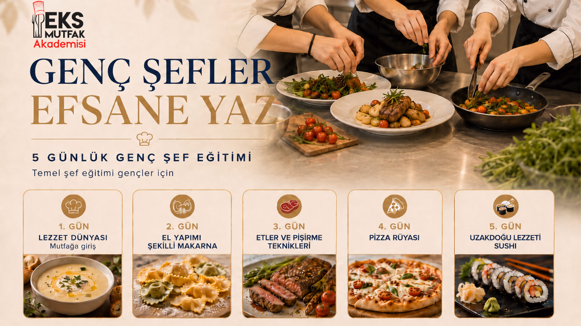 Genç Şefler Efsane Yaz (11-17 Yaş)