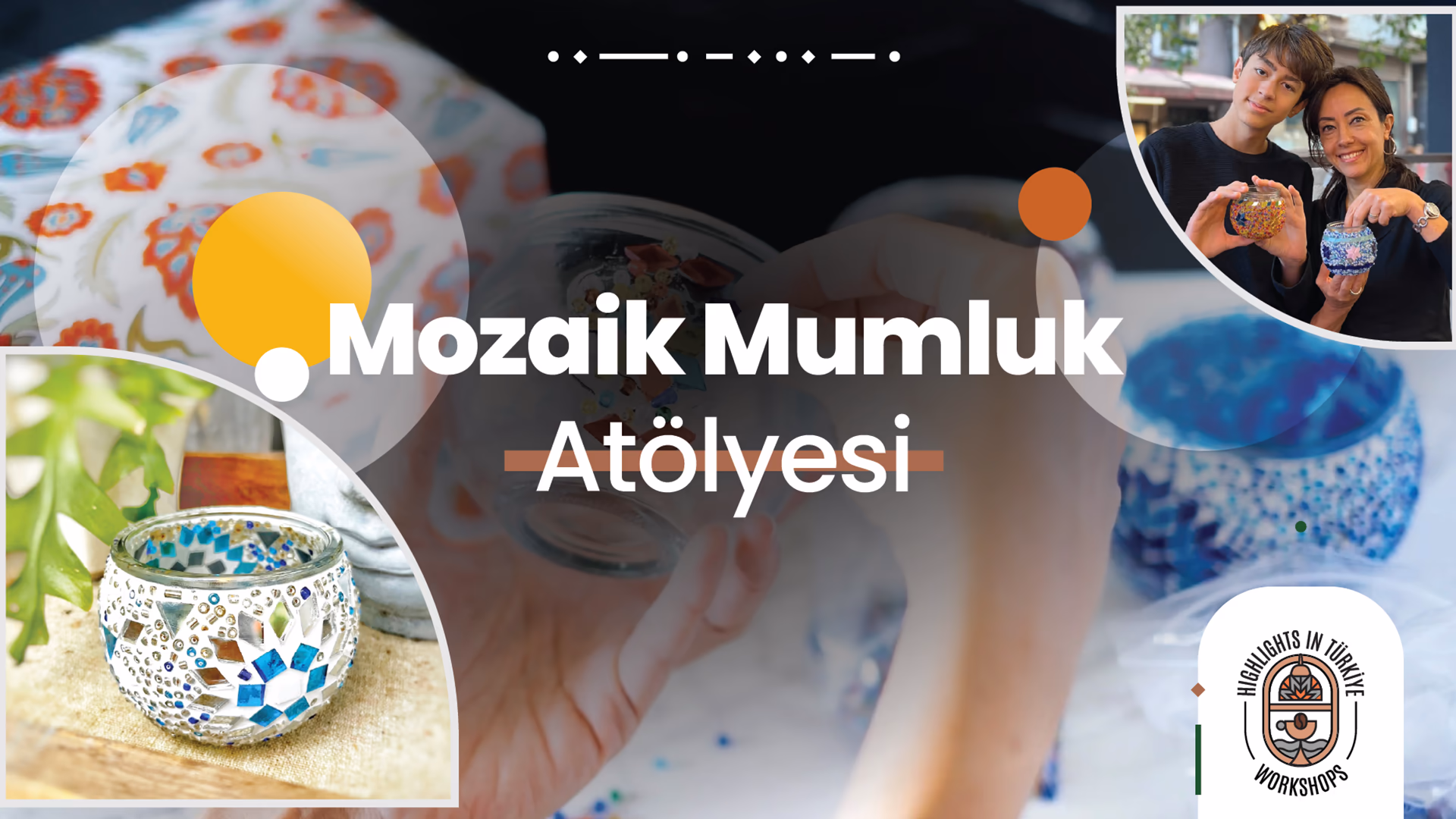 Mozaik Mumluk Atölyesi etkinlik afişi