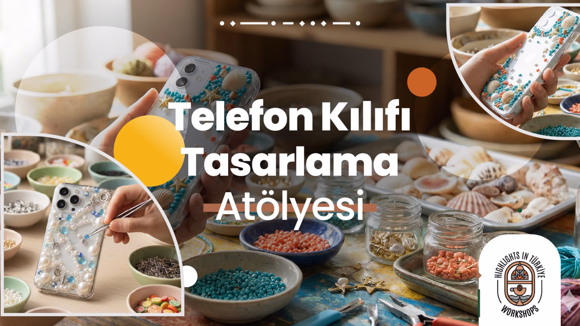 Telefon Kılıfı Tasarlama Atölyesi etkinlik afişi