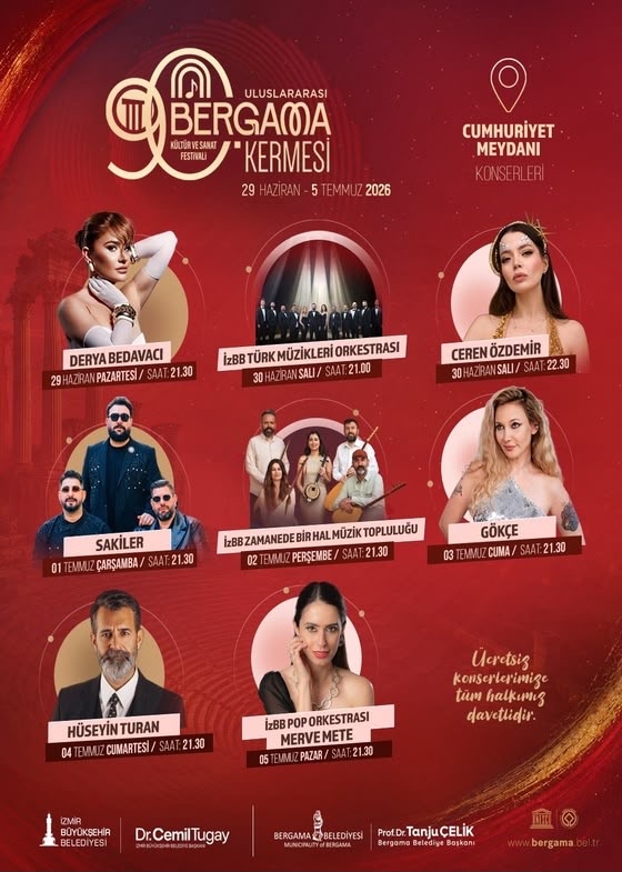 90. Uluslararası Bergama Kermesi Konserleri