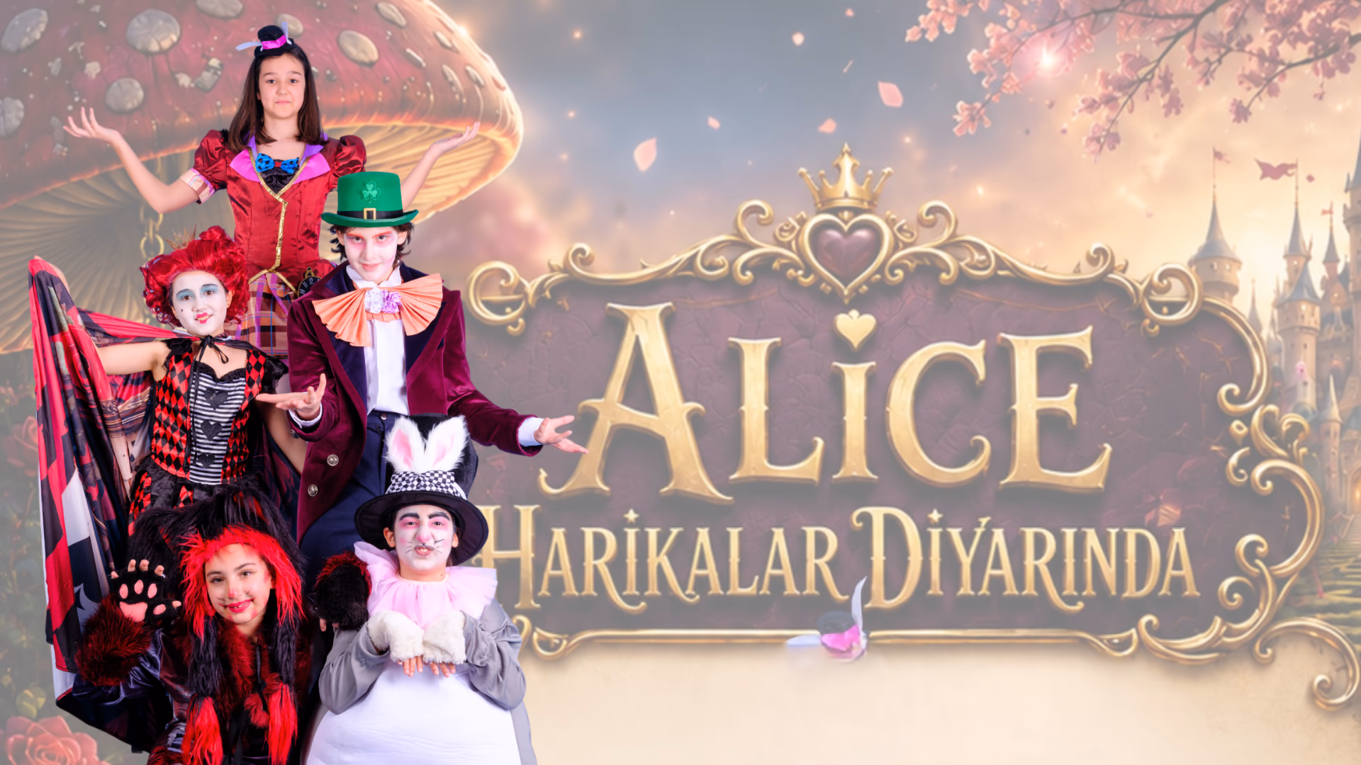Alice Harikalar Diyarında etkinlik afişi