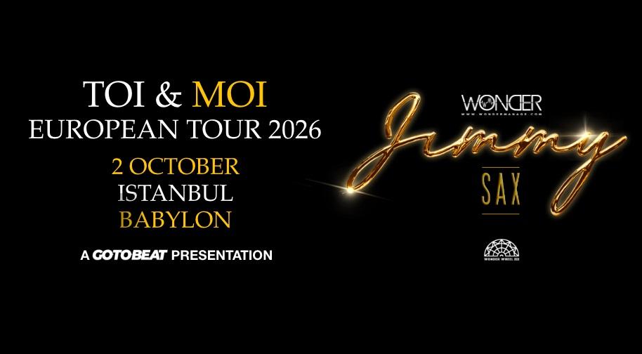 JIMMY SAX - Toi & Moi European Tour 2026 etkinlik afişi