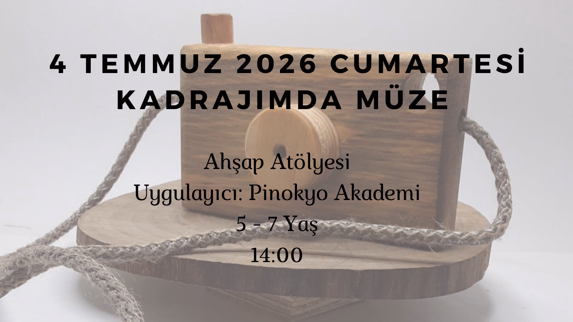 Kadrajımda Müze 5-7 Yaş