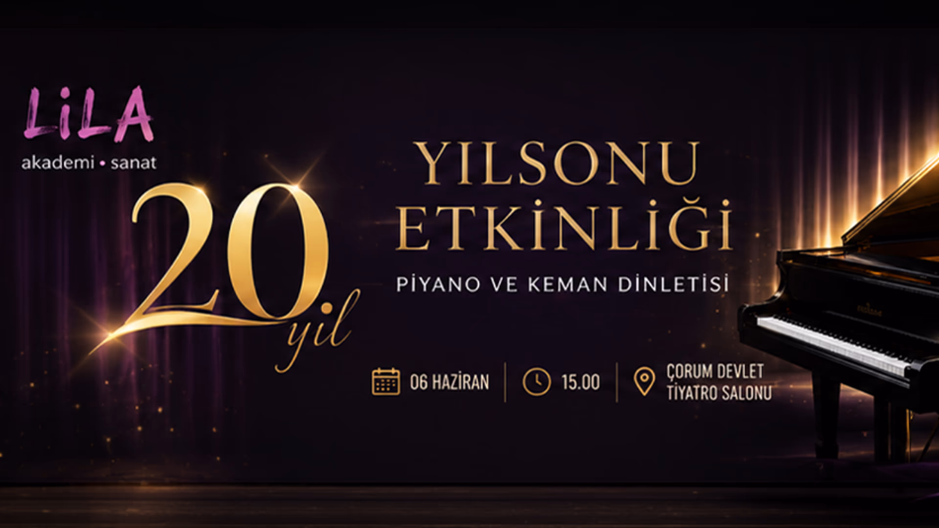Lila Akademi - Sanat Piyano ve Keman Yıl Sonu Gösterisi