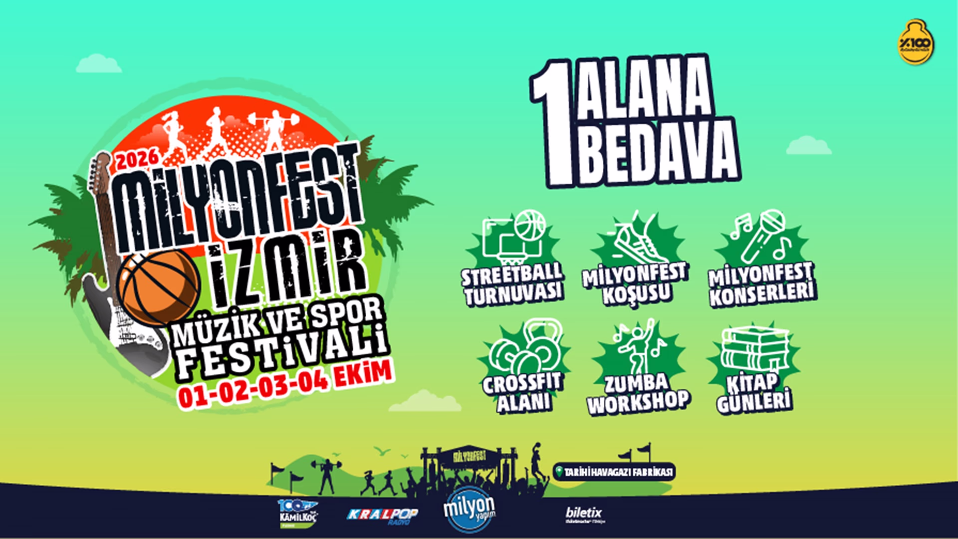 Milyonfest İzmir 2026 - VIP Kombine