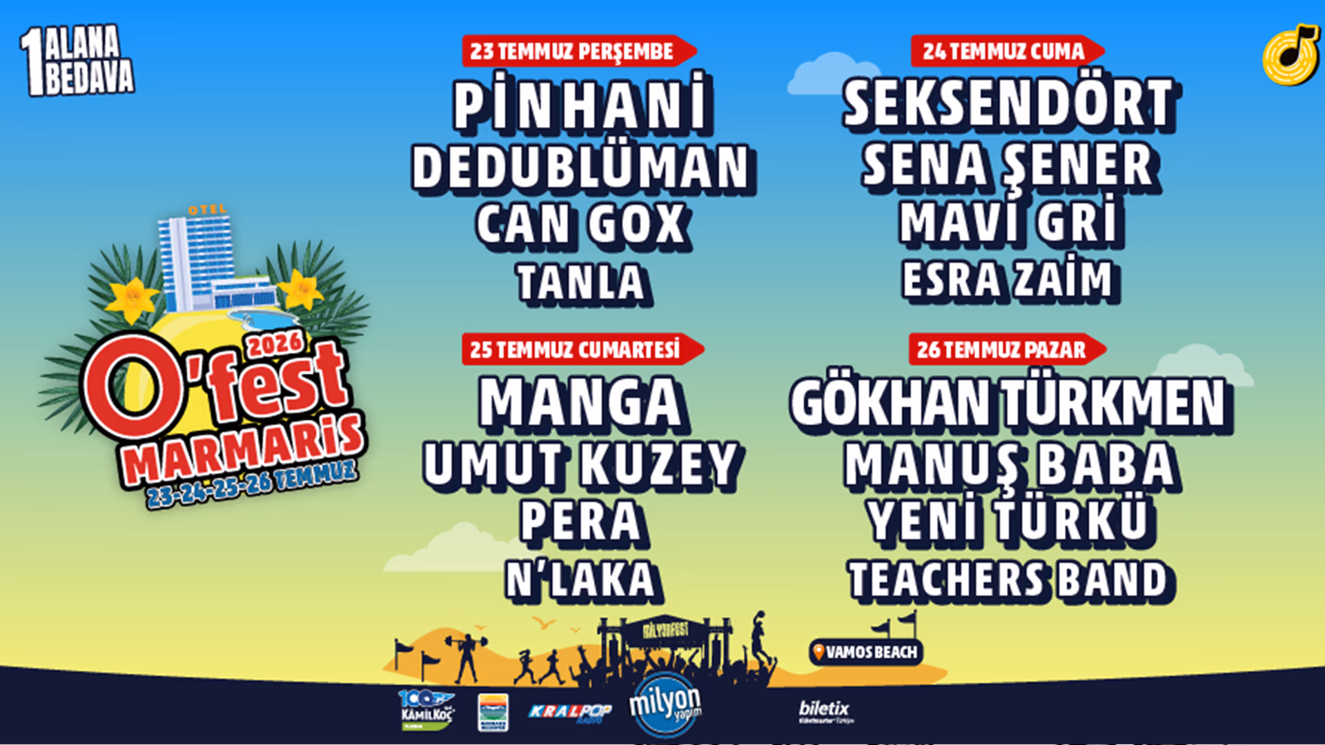 Ofest Marmaris - VIP Günlük