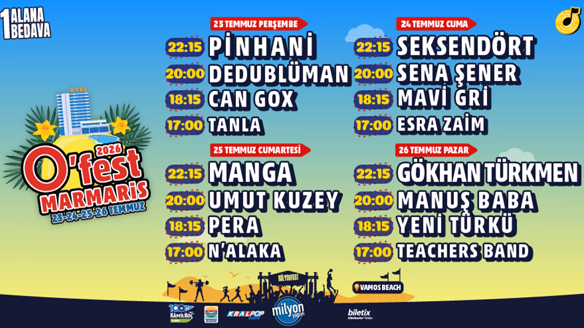 Ofest Marmaris - VIP Kombine